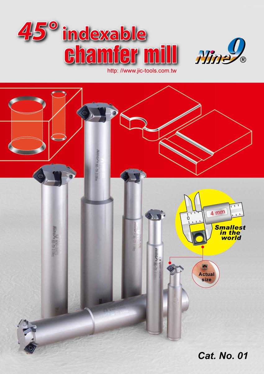 45 degree Indexable Chamfer Mill